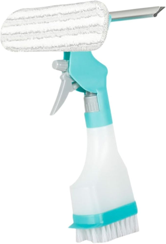 Window Cleaner Versatile for Home Use 250ml Water Tank Handheld Glass Wiper Glass Clean Tool for Bathroom Showers Countertops