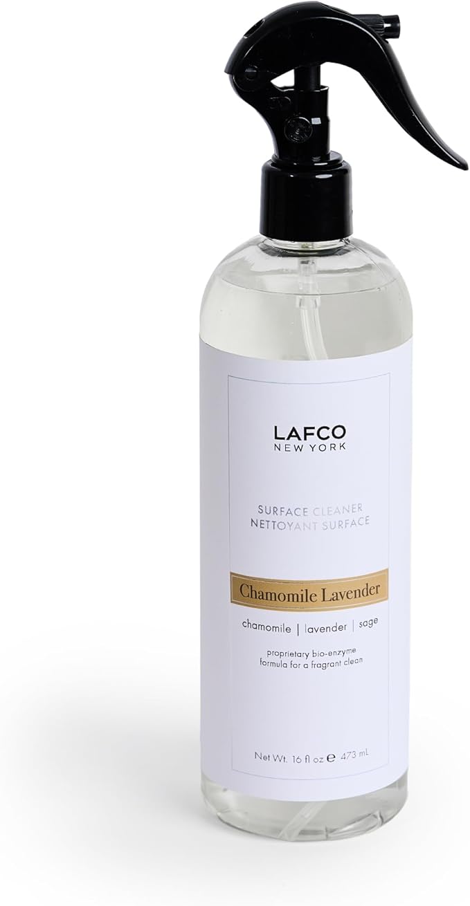 LAFCO New York Surface Cleaner, Chamomile Lavender - 16 fl oz - Bio-Enzyme Natural Formula for a Fragrant Clean - Safe for Non-Porous Sealed Surfaces - Synthetic & Cruelty Free