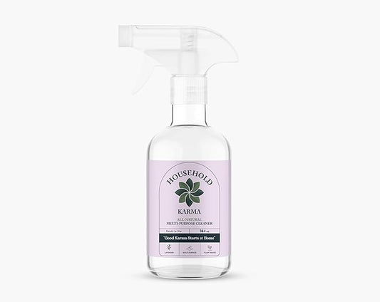 Multi-Purpose Cleaner, Plant-Based, Gentle & Lavender Scented- Effective Natural Cleaning Solution, 16 fl oz