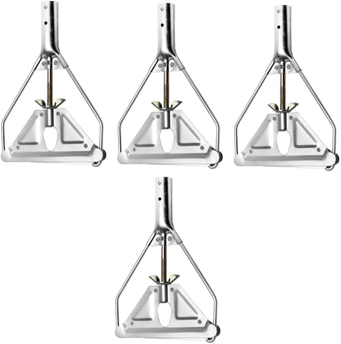 Garneck 4pcs Glass Cleaning Scraper Window Cleaner Spray Tiaras for Women Mop Base Refill Cleaning Mops Mop Handle Heavy Duty Replacement Mop Mop Parts Iron