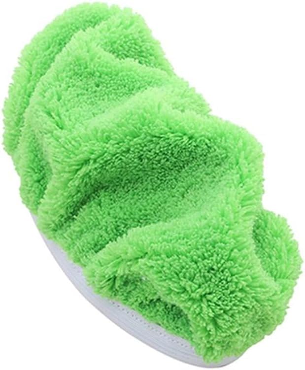 6Pcs Mop Heads Replacements Compatible with 1 Tank System Duster Replacement Heads Microfiber Spin Mop Refill Pads Reusable Dust Refills for Floor Cleaning(Green-6Pcs)