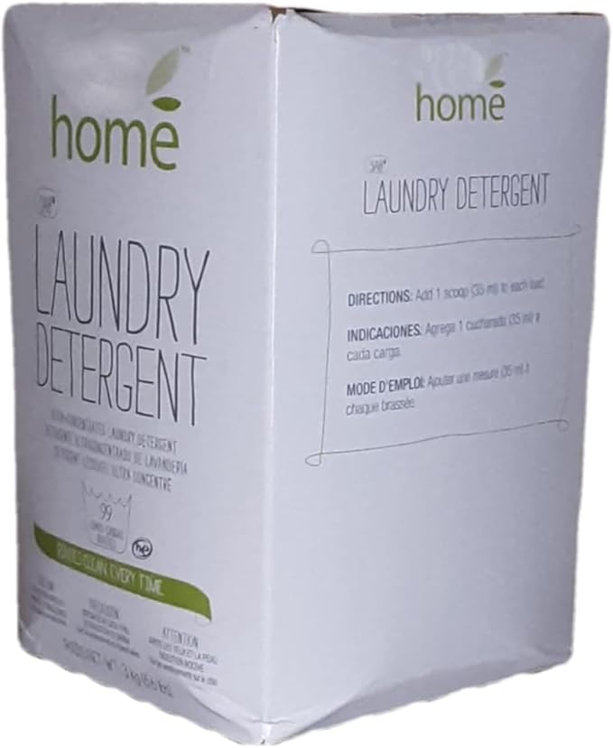 SA 8 Biodegradable Concentrated Laundry Detergent Powder 105.6 Oz,Fast-to-Dissolve into Cold/Hot Water w/o Irritation to Skin,Immediately Rinse Difficult Soils/Stains in All Washers & HE,FINAL SALE