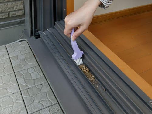 [Bulk buying set] Rotating Glass Cleaner Net Door Brush Set