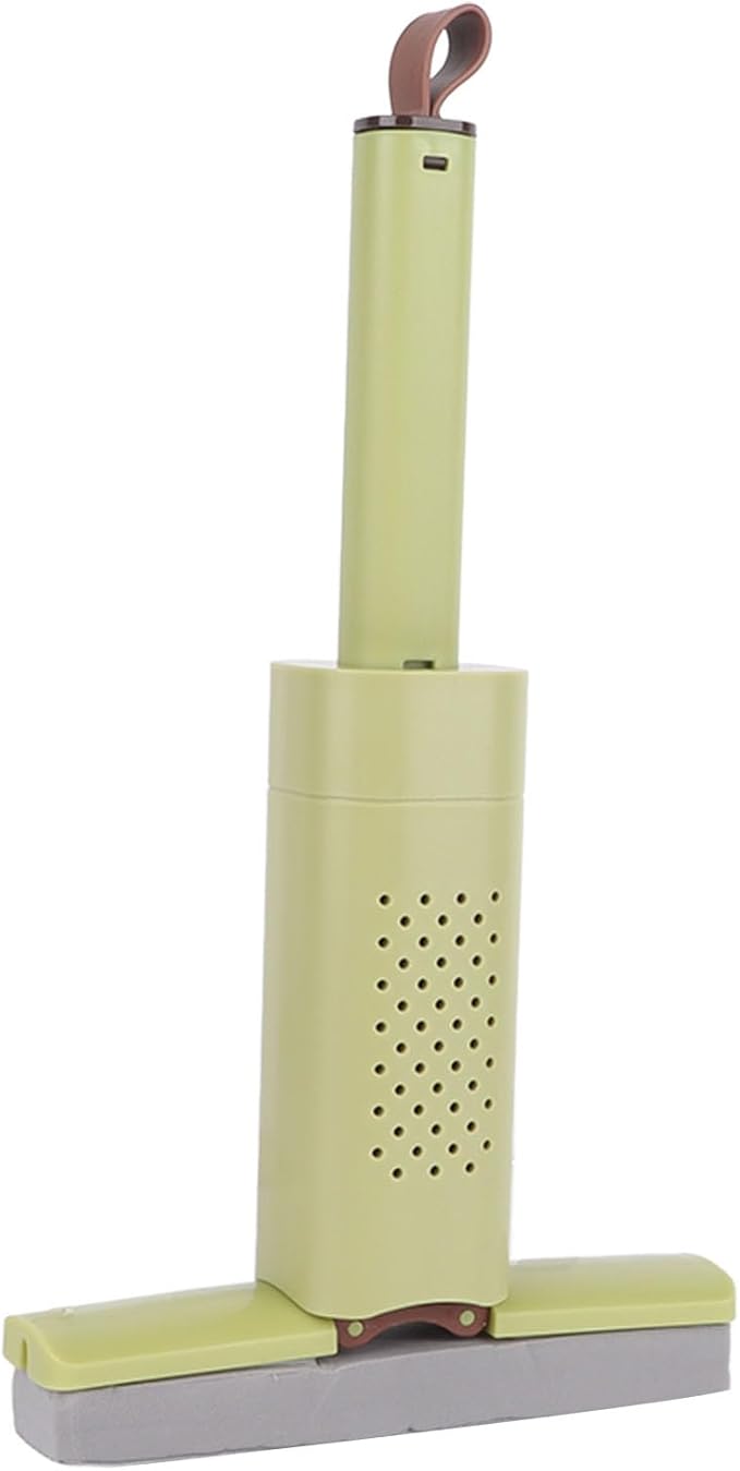 HEEPDD Portable Mini Mop, Sponge Mops Mop for Wet and Dry , Perfect for Kitchen Bathroom Car Floors Portable Mini , Lightweight Plastic Flat Nan Household Daily Necessities