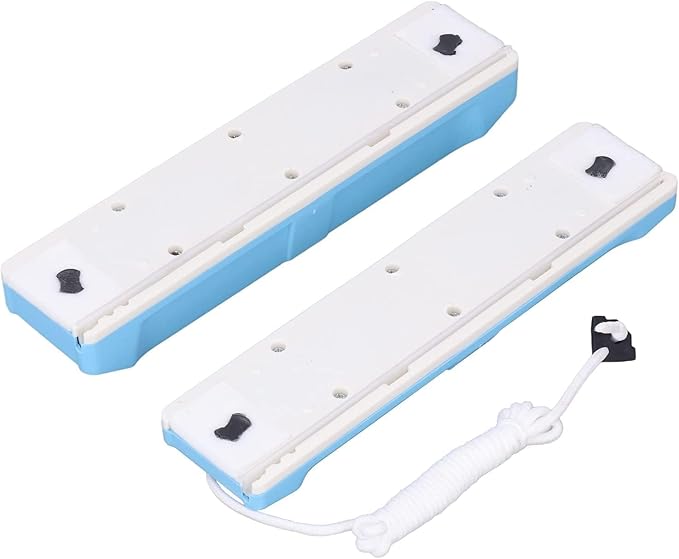 Magnetic Window Cleaner, Double-Sided Glider Glass Washing Wiper, Prevent Falling Glass Cleaning Brush Tool for Indoor Outdoor High Floors