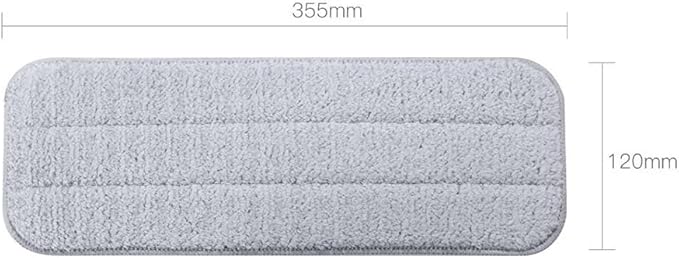 1-4 Pcs Replacement Mop Cloth Rags for Xiaomi for Deerma TB500 TB800 Water Spray Mop 360 Rotating Cleaning Cloth Head splendid(Light Yellow)