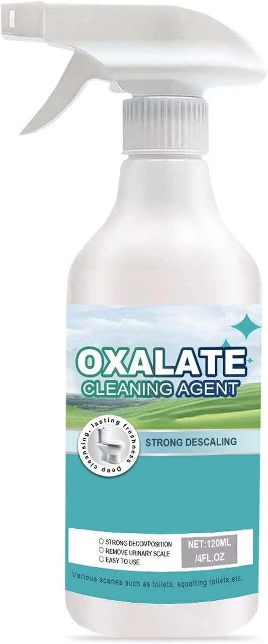 Oxalic Acid Cleaner, Multi-purpose Oxalic Acid Stain Removal Cleaning Spray, High Concentration Oxalic Acid Toilet All-Purpose Cleaner, For Floor Tile Countertop (1PCS)