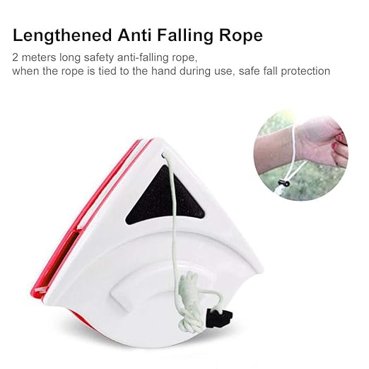 MIFXIN Magnetic Window Cleaner Glass Wiper Double Side Cleaning for 15-24mm Double Glazed High-Rise Window Glass Surface Magnetic Strong Cleaning Brush Tool