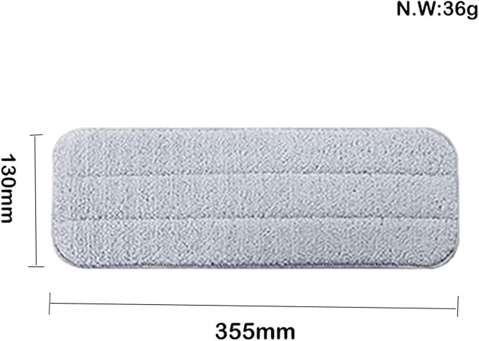 Mop Rag Compatible for Mi Mijia Deerma TB500 TB800 Water Spray Mop 360 Rotating Cleaning Cloth Head Wooden Fiber Cloth Replacement (Color : 20 pcs)