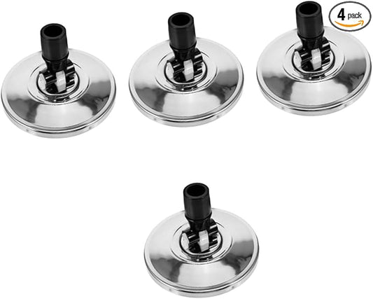 POPETPOP 4pcs Mop Replacement Rotary Mop Accessory Base Easy Installation and Stylish Design for Efficient Floor Cleaning