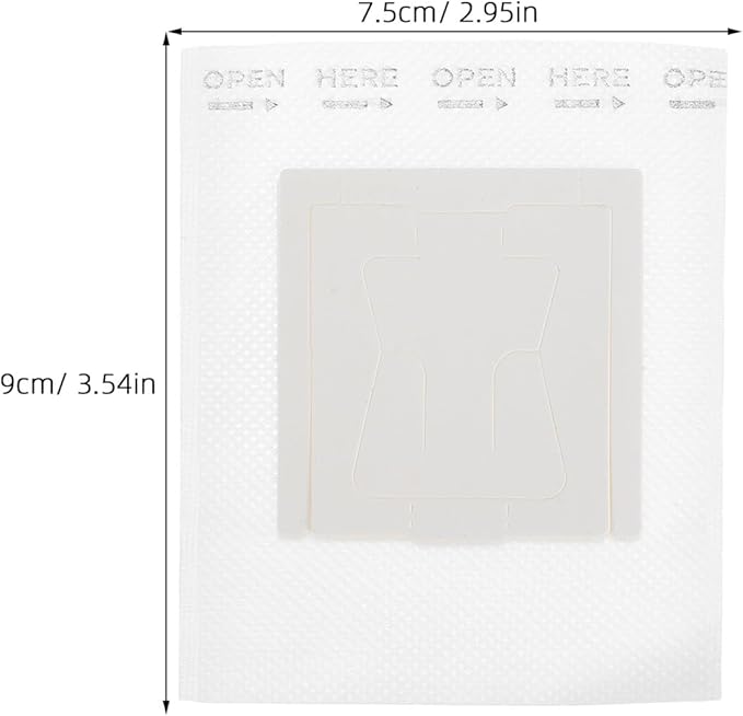 Alasum 100pcs Disposable Hanging Ear Coffee Filters Thickened Nonwoven Fabric Filter Bags Single Serve Paper Drip Bags for Home Office Travel Brewing
