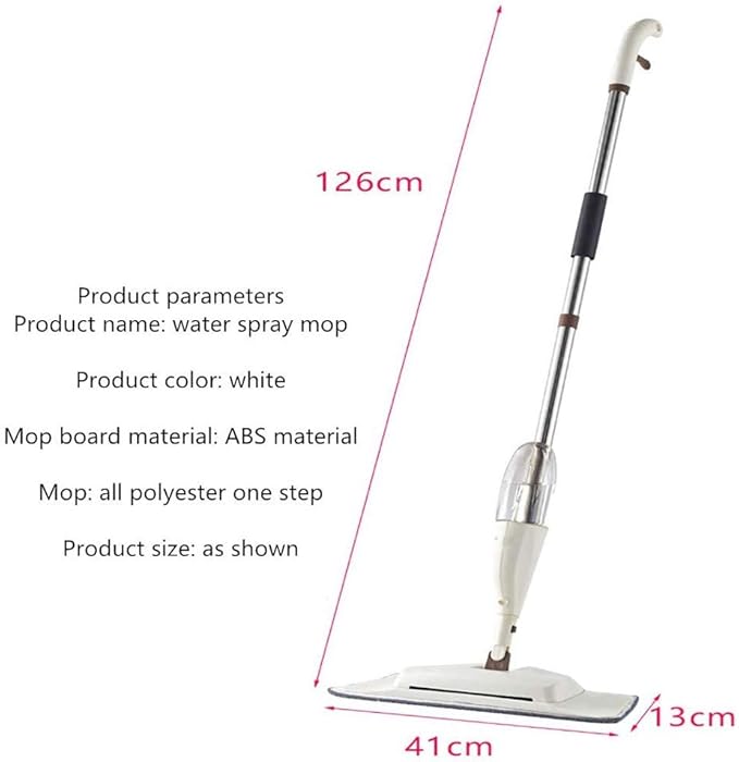 Microfiber Spray Mop, 360 Degree Swiveling , Home Floor Cleaning Sweeper with Refillable Bottle, 2 Free Reusable Machine Washable Pads