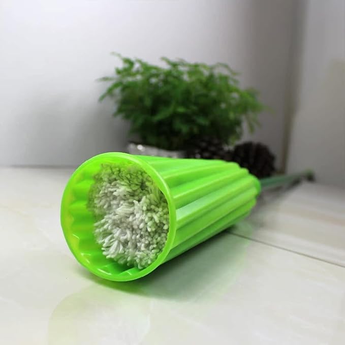 2 in 1 Dehydrated Mop, Self Wringing Twist Mop, Wet Dry Microfiber Mop Spin Mop, with 2 Mop Head Replacement, House Mops for Hardwood, Tile, Vinyl Floor Cleaning
