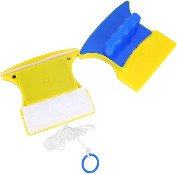 SUNGOOYUE Magnetic Double Sided Window Cleaner Glass Wiper Tool for Home Patio Doors Mirror Tiles