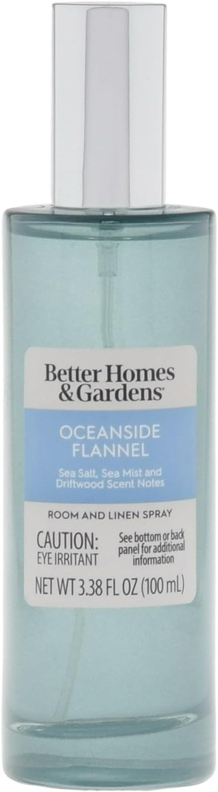 BH & G, Scented Room & Linen Spray 3.38 fl oz (100ml) (Oceanside Flannel)