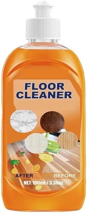 100ml Wood Floor Cleaner Set Stubborn Stain Remover Quick Drying Polishing Brightening Household Floor Cleaning Liquid