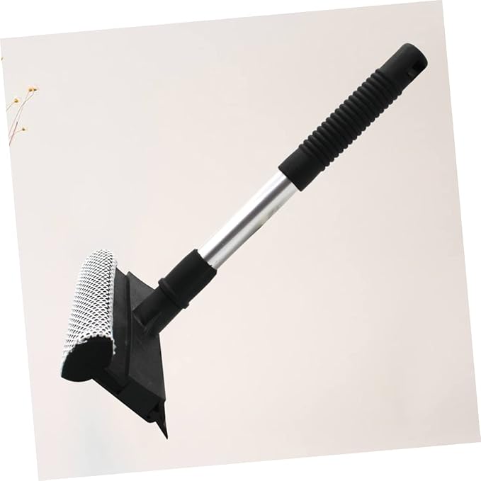 1pcs Double-Sided Glass Wiper Cleaner Slip Grip Window Cleaning Tool for Home Kitchen Vehicle Versatile for Glass Surfaces Black