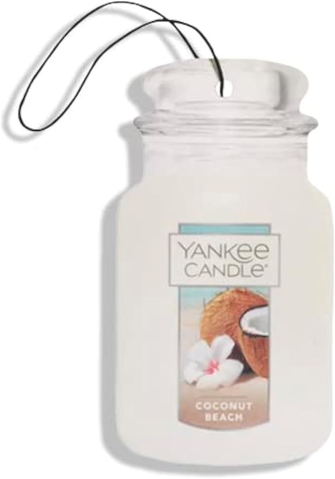 Yankee Candle Paper Car Jar, Coconut Beach, 1 CT
