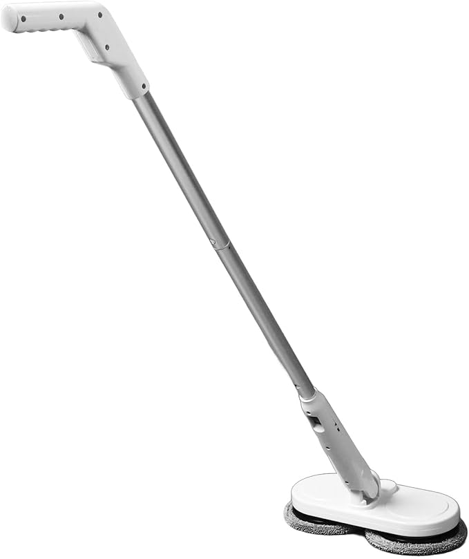 Cordless Electric Mop Efficient Self Propelled Dual Spin Mops for Floors , Adjustable and Rotation Design for The Elderly, Lithium Battery