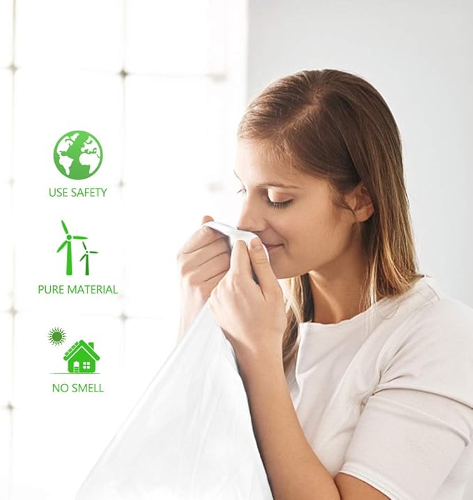 Teivio 1 Gallon 120 Counts Mini Strong Trash Bags 1-1.2 Gallon Garbage Bags,Small Waste Basket Liners,Bathroom Trash Can Bin Liners, Plastic Bags for home office kitchen, 4-5 Liters,Clear