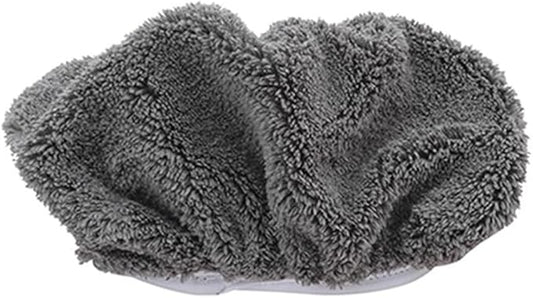 6Pcs Mop Heads Replacements Compatible with 1 Tank System Duster Replacement Heads Microfiber Spin Mop Refill Pads Reusable Dust Refills for Floor Cleaning(Gray-6Pcs)