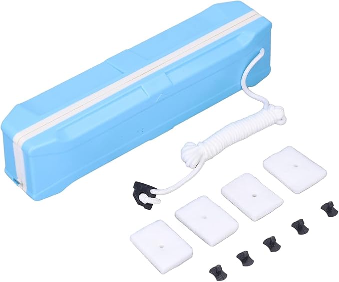Magnetic Window Cleaner, Double-Sided Glider Glass Washing Wiper, Prevent Falling Glass Cleaning Brush Tool for Indoor Outdoor High Floors