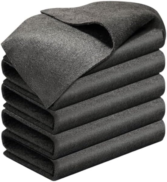 Thickened Magic Cleaning Cloth, 2026 Upgrade Reuseable Streak Free Microfiber Cloth Microfiber Cleaning Cloth, Multipurpose Miracle Rags for Kitchen, Window, Glass, Cars (5Pcs, 16x12 in)