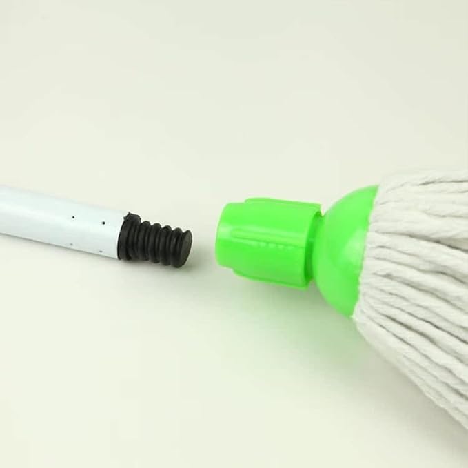 2 in 1 Dehydrated Mop, Self Wringing Twist Mop, Wet Dry Microfiber Mop Spin Mop, with 2 Mop Head Replacement, House Mops for Hardwood, Tile, Vinyl Floor Cleaning