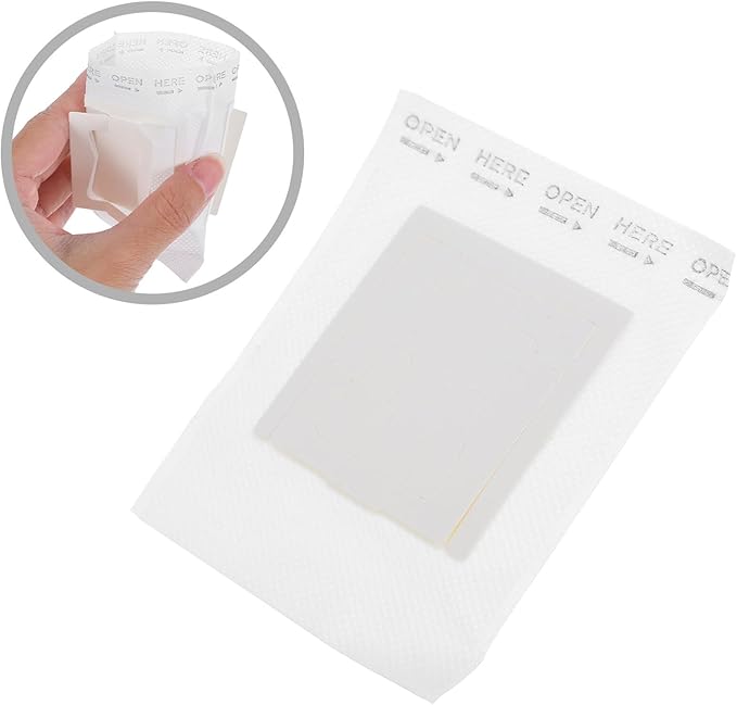 Alasum 100pcs Disposable Hanging Ear Coffee Filters Thickened Nonwoven Fabric Filter Bags Single Serve Paper Drip Bags for Home Office Travel Brewing