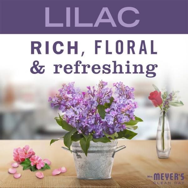 Mrs. MEYER'S CLEAN DAY Liquid Hand Soap 12.5 Fl Oz Each, Lilac, Daisy, Fresh Cut Grass, 1 CT (Variety Pack)