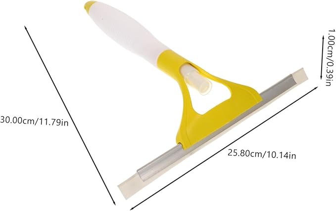 Microfiber Window Squeegee Cleaner Spray Mop for Glass Cleaning Shower Scrubber and Squeegee Kit Random Color