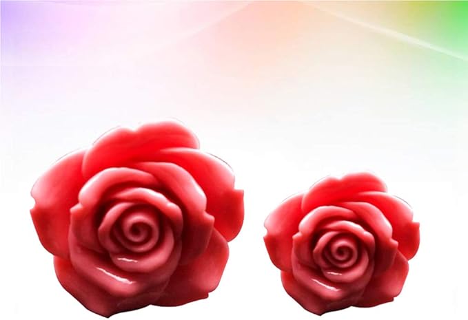 BESPORTBLE Car Fragrance Vent Clip Resin Rose Charms Automotive Air Freshener Perfume Diffuser Clips for Interior Trim Car Dashboard Decorations Gift 1 Pair (Rosy)
