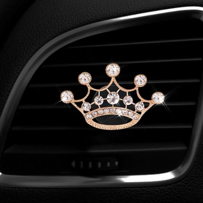 iplusmile Metal Car Air Vent Clip Air Freshener with Design Alloy Car Outlet Perfume Clip for Vehicle Interior Decoration 2.17X1.77X1.46 Inches