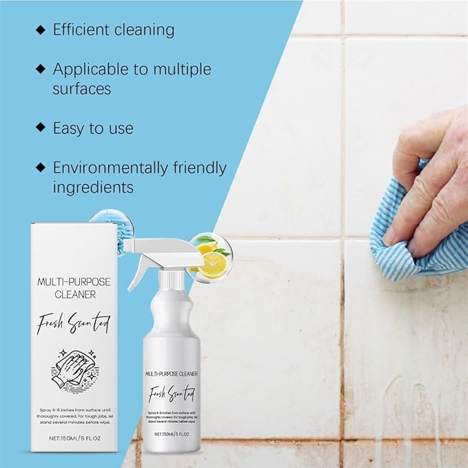 Multi Purpose Cleaner, Brazilian Waves Multi Purpose Cleaner, Multipurpose Bathroom Foam Cleaning spray, Luxurious Scent, Quick Results, Saving Time and Effort (2)