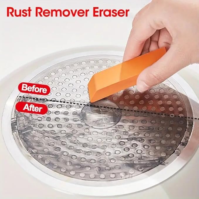 Heavy-Duty Limescale & Hard Water Remover – Multi-Surface Cleaning Eraser for Glass, Tile, Stainless Steel, Faucets & Showerheads
