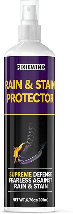 Shoe Protector Spray 6. 76 fl oz - Waterproof Suede & Leather Shoe Spray for Sneakers, Canvas, Boots - Breathable Rain & Stain Repellent - Fast-Drying, Long-Lasting Protection