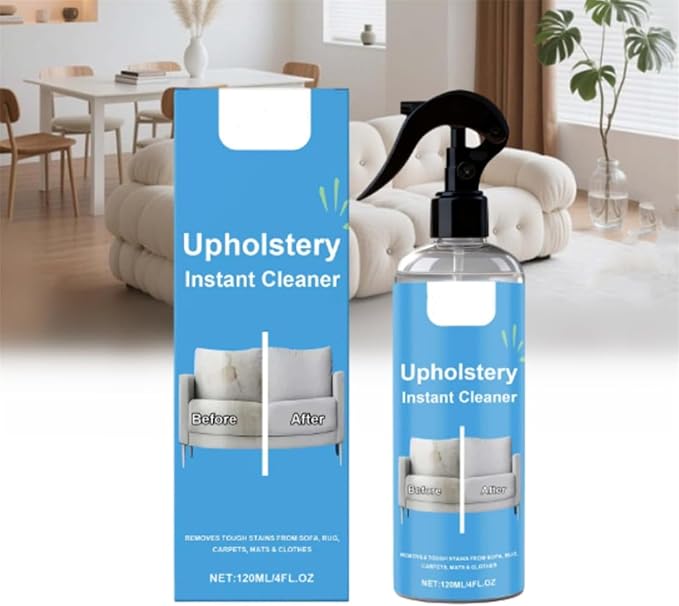 2026 Must-Have Upholstery Cleaner, Pro Formula Erases Tough Stains, Leaves Everything Fresh Like New, Safely Cares for Fabrics, Quick Dry, No Rinse (1PCS)