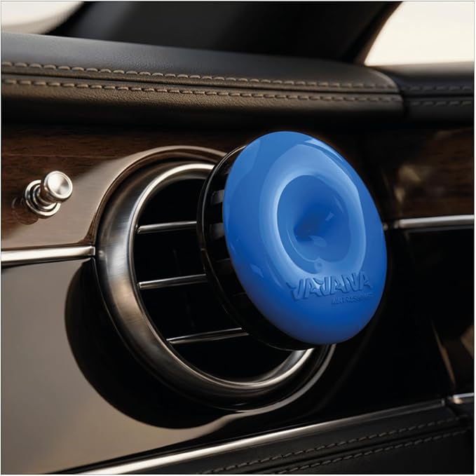 SPIN Car Air Freshener for AC Vent – ARTISTIC AEGEAN BREEZE, Essential Oil Car Fragrance, Liquid Free Solid Core, Long Lasting (3 Pack)