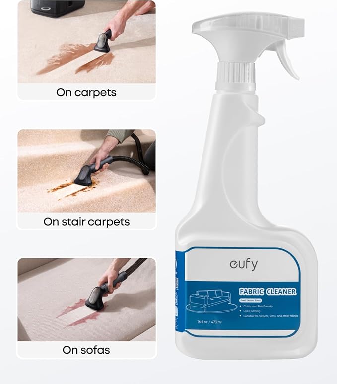 eufy Fabric Cleaner, Ready to Use, 473 ml, Fabric Cleaner, Safe, Compatible with E28