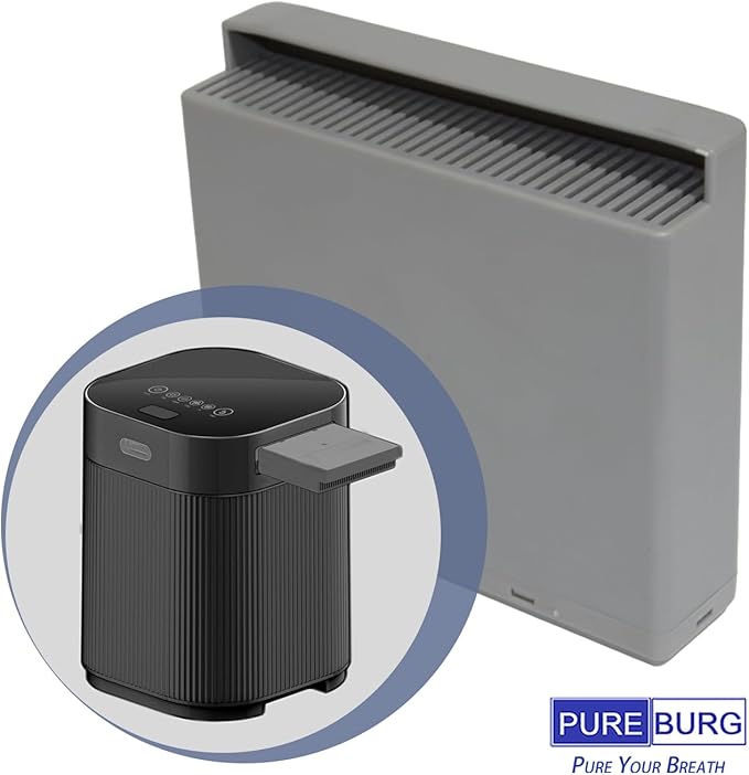PUREBURG Deodorization Filter Compatible with LYKOCLEAN Kitchen Electric Composter MD-11200 (2.5L),2-Pack Activated Charcoal Odor Remove