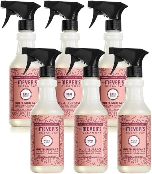 Mrs. MEYER'S Clean Day All-Purpose Cleaner Spray 16 Fl Oz (Rose)