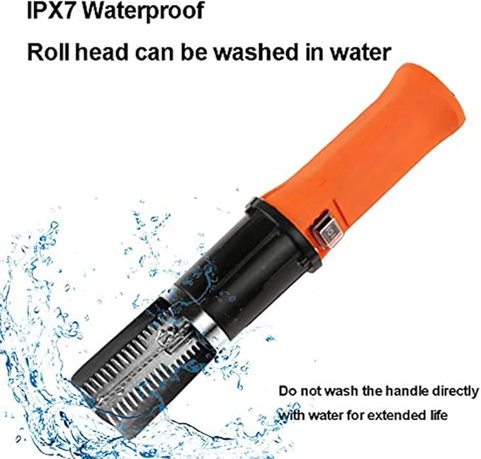 Electric Fish Scaler with Extra Stainless Steel Roller Blade for Scraping Salmon and Other's Fish,Powerful Cordless Fish Scale Remover Cleaner Skinner Kit Designed with 12V Rechargeable Battery