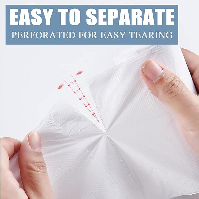 4 Gallon Small Trash Bags, 250 Count, Unscented, Transparent, Durable, Ideal for Bathroom, Kitchen, Office, Bedroom