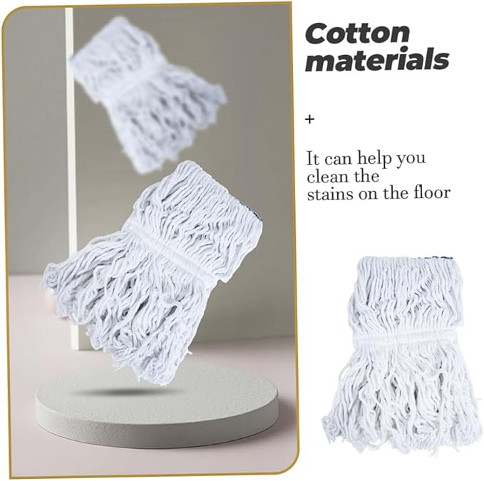 Ciieeo Mop Replacement Washable String Mop for Home Cleaning Easy Installation Strong Absorption Compatible Hardwood and Tile Floors