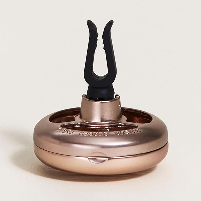 MAISON BERGER Luxury Car Air Freshener Vent Clip – Refillable Scent Diffuser for Car Vents, French-Made, Adjustable Fragrance (No Pods/Refills Included, 1.75” Diameter) - Pink Copper