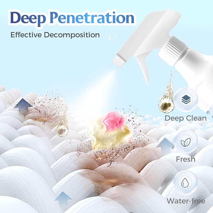 Clothing Emulsifier, 2026 New Non Ionic Laundry Stain Remover Spray, Multi-Purpose Powerful Laundry Stain Remover Fabric Cleaning Solution for Clothes and Shoes (3PCS)
