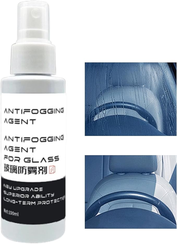 Anti-Fog Spray For Windscreen | Waterproof Anti-fog Spray 100ml For ,Car SUV Truck Mirror Glass Coating Cleaner | Window Film Mirrors Pue