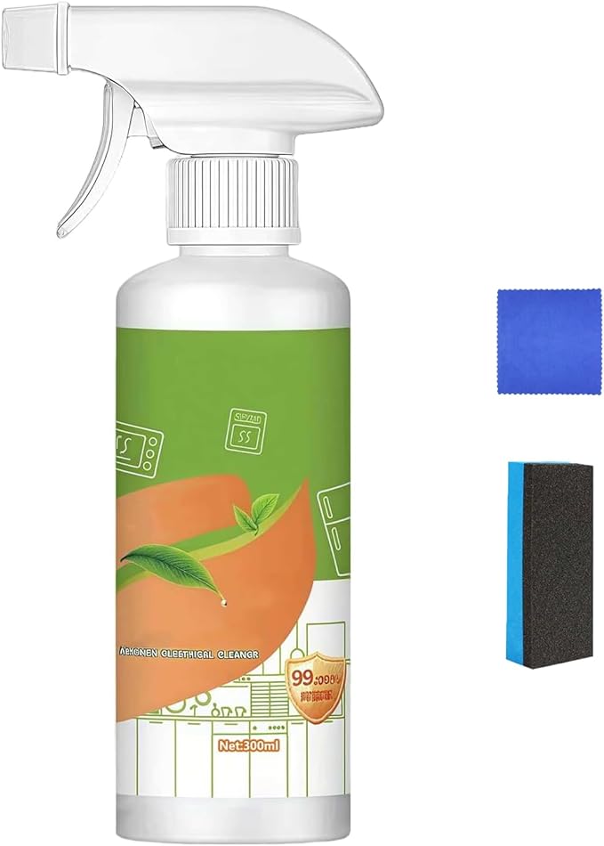 Electrolyzed Ion Kitchen Cleaner Spray, Multi-purpose Household and Kitchen Cleaning Spray, For Hold, Oven, Stove, Range Hood (1pc)