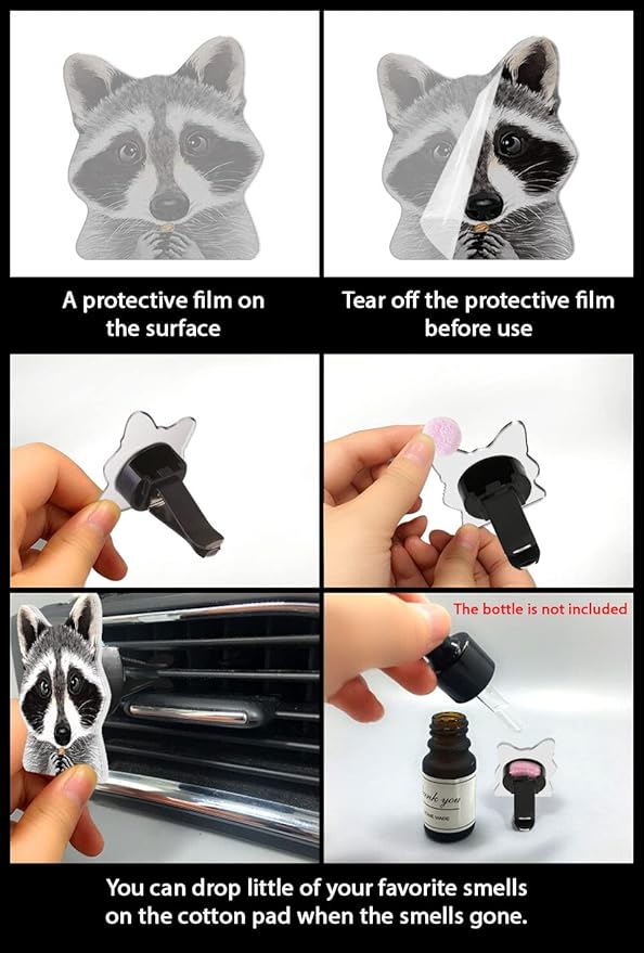 WIRESTER Fresh Scented Car Air Freshener Vent Clip, Decorative Accessories, Interior Decoration for Cars
