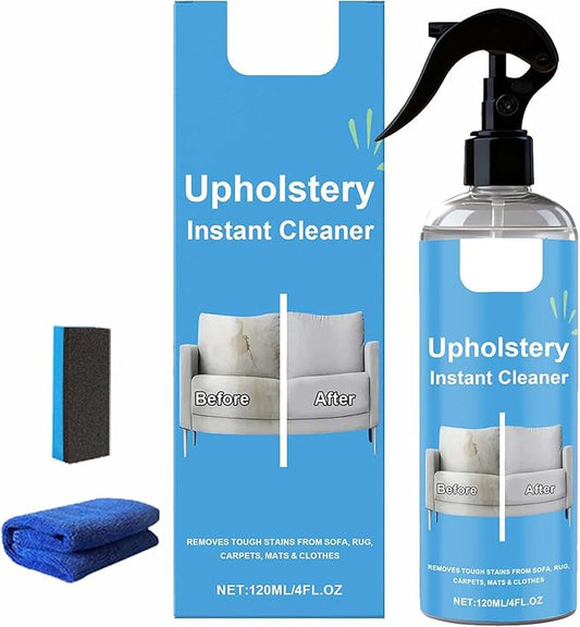 2026 Must-Have Upholstery Cleaner, 4 Oz Fabric Cleaner and Stain Remover Spray, Pro Formula Erases Tough Stains, Safely Cares for Fabrics, For Clothing, Sofas, Other Fabrics (1pc)